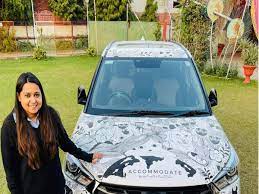 JAIPUR ARTIST CREATES DOODLE ART ON CAR TO SPREAD AWARENESS ABOUT WILDLIFE CO-EXISTENCE